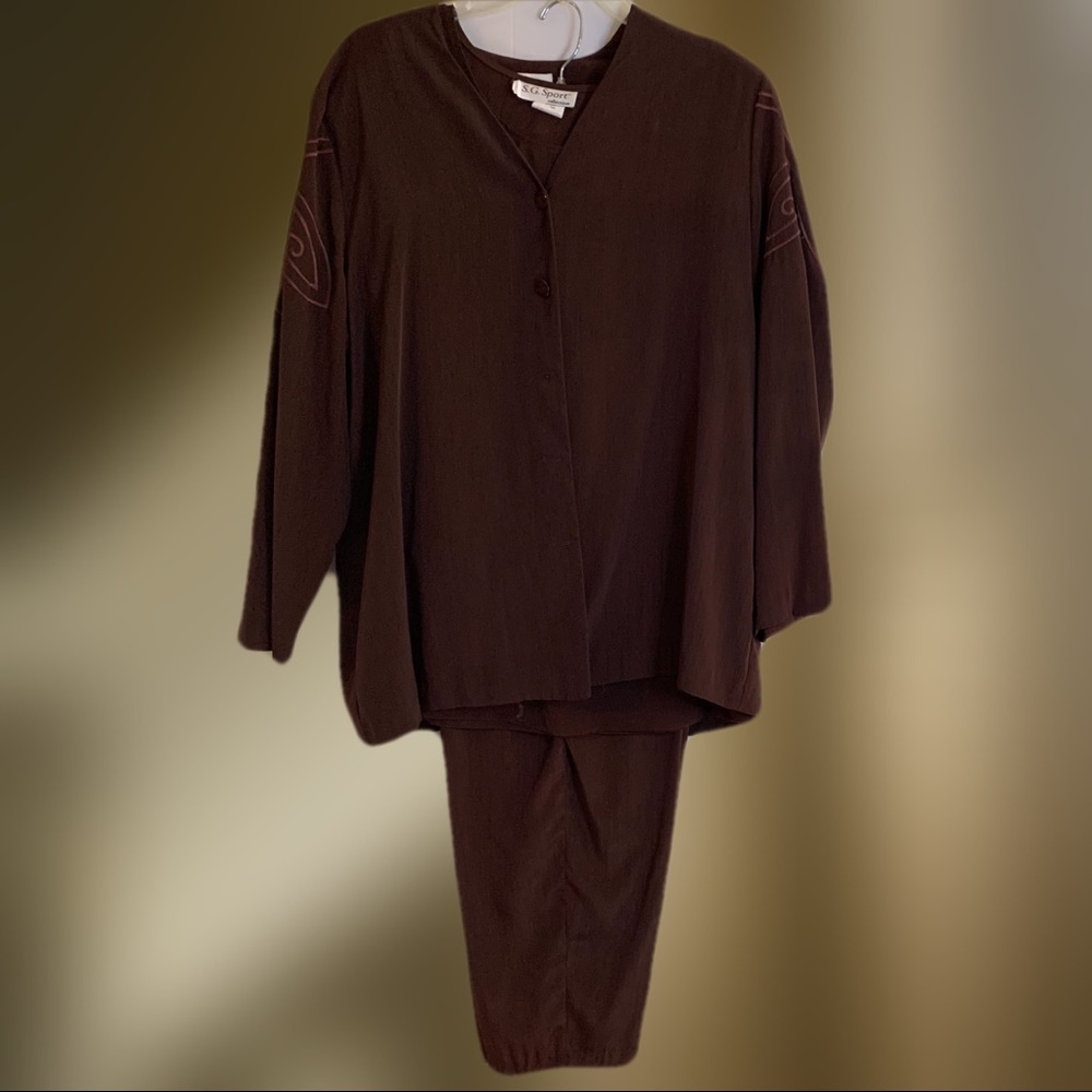 Susan Graver S. G. Sport Collection 4 piece set. Brown